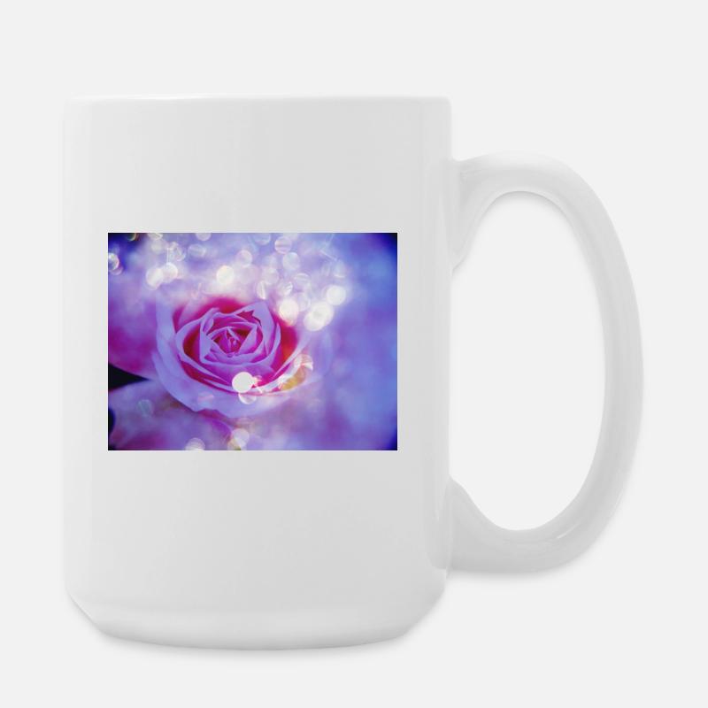 L’exposition multiple lumineuse de Rose - Grande tasse 440 ml - blanc