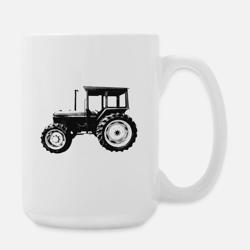 Traktor - Große Tasse 440 ml - Weiß