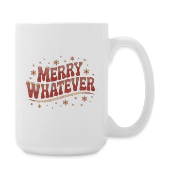 Funny Christmas motif Christmas grouch - Large Mug 440 ml - white - Right