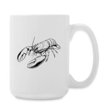Hummer - Große Tasse 440 ml - Weiß - Rechts