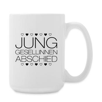 Bachelorette Party Heart Jga - Large Mug 440 ml - white - Right