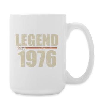 Birthday 1976 | Legend since 1976 - Large Mug 440 ml - white - Right