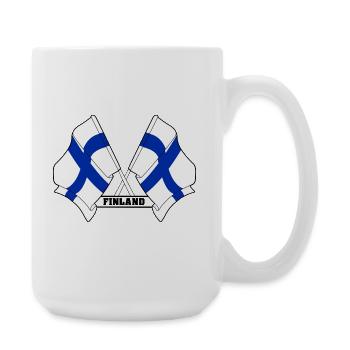 Finlande - Grande tasse 440 ml - blanc - Droite