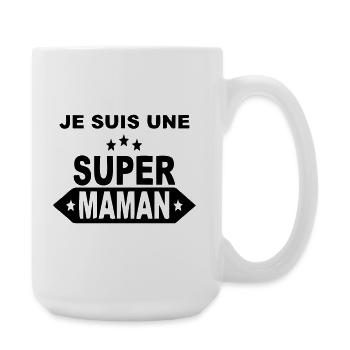 Ich bin eine großartige Mutter - Große Tasse 440 ml - Weiß - Rechts