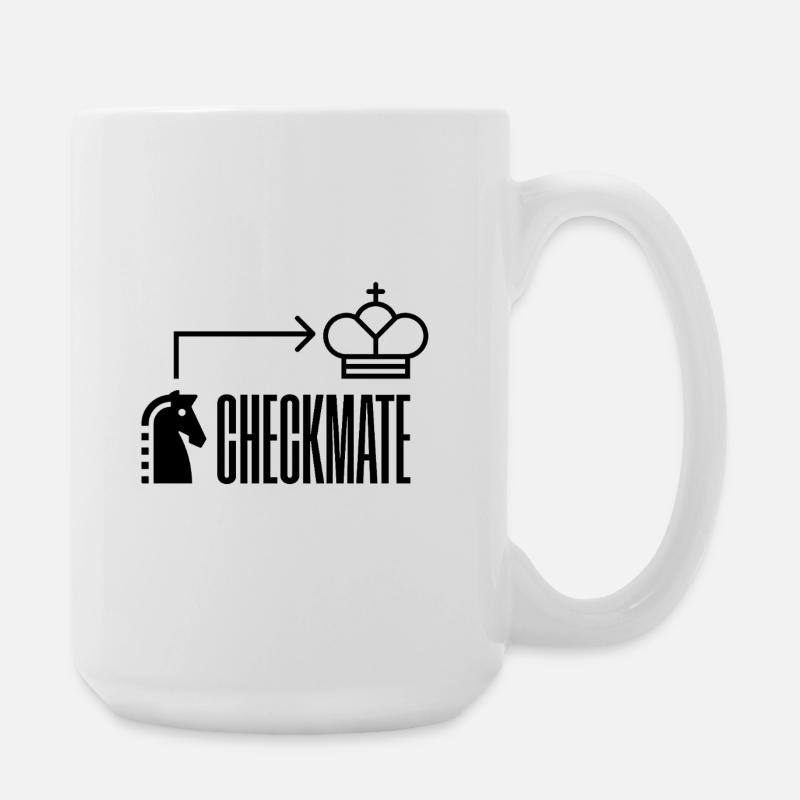 The Knight's Move - Large Mug 440 ml - white