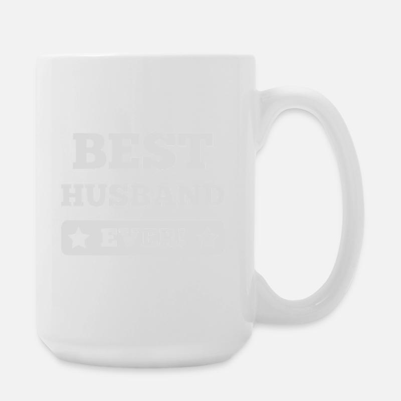 Bester Ehemann aller Zeiten - Große Tasse 440 ml - Weiß