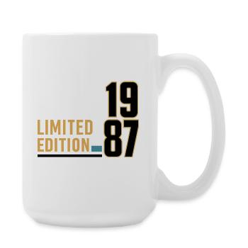 41. Geburtstag Jahrgang 1985 Limitiert - Große Tasse 440 ml - Weiß - Rechts