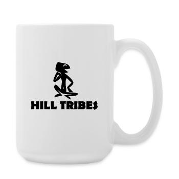 HILL TRIBES - Große Tasse 440 ml - Weiß - Rechts