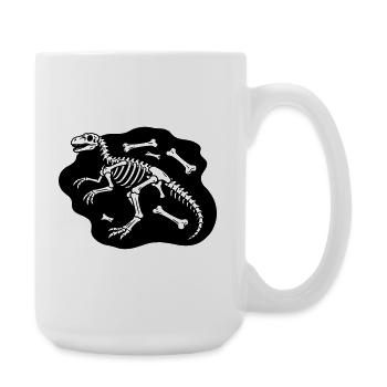 Os de dinosaure - Grande tasse 440 ml - blanc - Droite