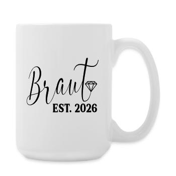 Wedding Engagement - Bride 2026 - Large Mug 440 ml - white - Right