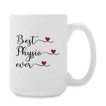 Bester Physiotherapeut - Große Tasse 440 ml - Weiß - Rechts