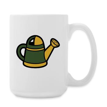 L’arrosage peut faire pousser des plantes jardinières - Grande tasse 440 ml - blanc - Droite