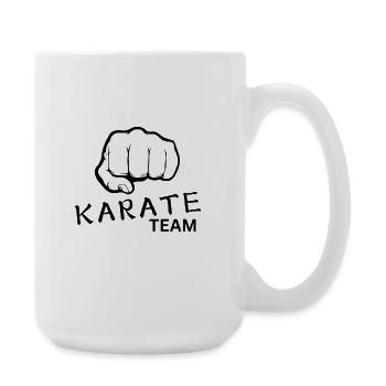 Équipe de karaté - Grande tasse 440 ml - blanc - Droite