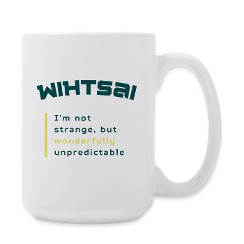 WIHTSAI | Wonderfully unpredictable - Large Mug 440 ml - white - Right
