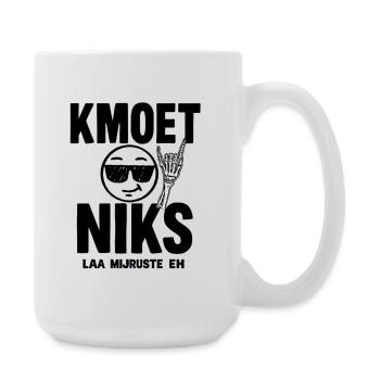 N’AVEZ RIEN À FAIRE — LAA MIJRUSTTE EH. Chemises dialecte - Grande tasse 440 ml - blanc - Droite