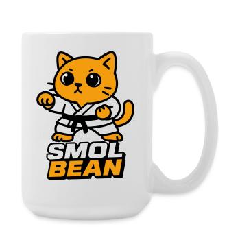 Combattants de chats dans le dojo - Grande tasse 440 ml - blanc - Droite