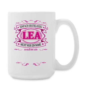 Qualitätsmerkmal Lea einfach Erstklassig - Große Tasse 440 ml - Weiß - Rechts