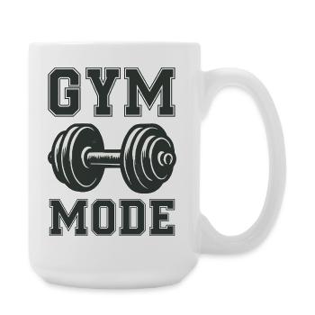 Gym Fashion - Large Mug 440 ml - white - Right