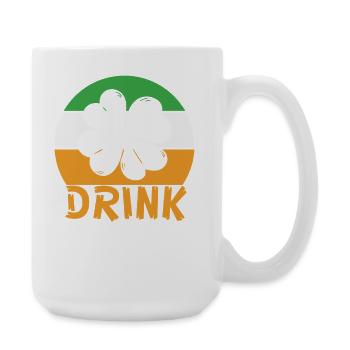 Boisson de la Saint-Patrick - Grande tasse 440 ml - blanc - Droite
