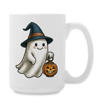 Cute Halloween Ghost for Kids - Large Mug 440 ml - white - Right