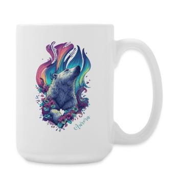 Ours Aurora - Grande tasse 440 ml - blanc - Droite