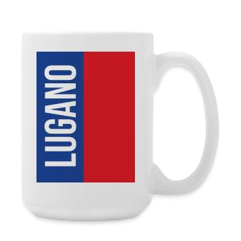 Lugano Souvenir T-Shirt Ticino - Large Mug 440 ml - white - Right