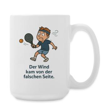 Padelwitz balayé par les vents - Grande tasse 440 ml - blanc - Droite