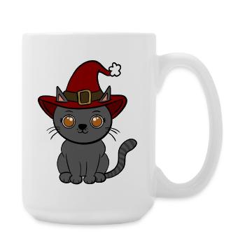 Cat Christmas - Large Mug 440 ml - white - Right