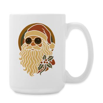 Vintage Santa Claus Design Rétro Lover - Grande tasse 440 ml - blanc - Droite