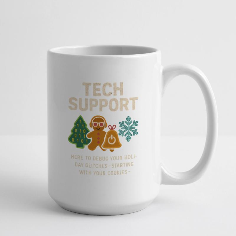 Admin Weihnachtsgeschenk IT Support Debugging Große Tasse 440 ml