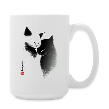 Amour des chats - Grande tasse 440 ml - blanc - Droite