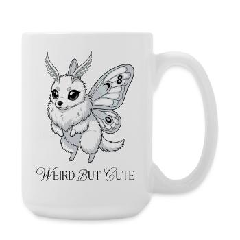 Un papillon étrange mais mignon du 8e anniversaire - Grande tasse 440 ml - blanc - Droite
