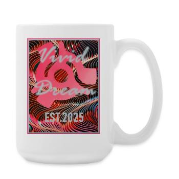 Vivid Dream gegründet 2025 - Große Tasse 440 ml - Weiß - Rechts