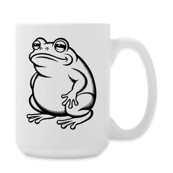 Fat Fat Toad - Fat Fat Frog - Large Mug 440 ml - white - Right