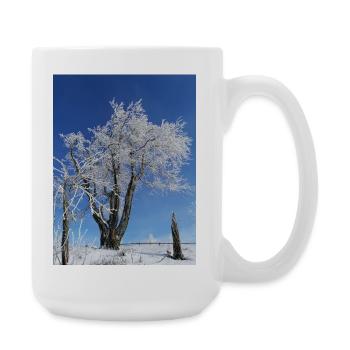 Eisige Kälte - Große Tasse 440 ml - Weiß - Rechts