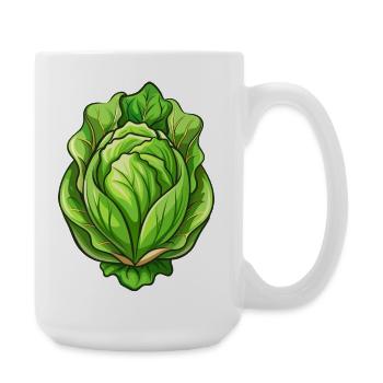 Lettuce Head - Large Mug 440 ml - white - Right