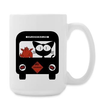 Cat - Large Mug 440 ml - white - Right