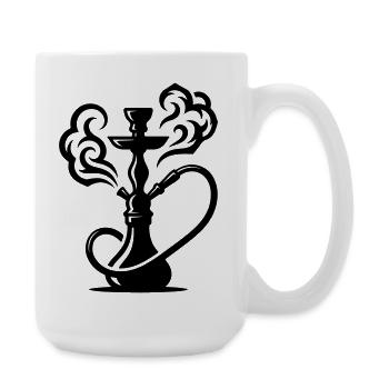 Hookah - Large Mug 440 ml - white - Right