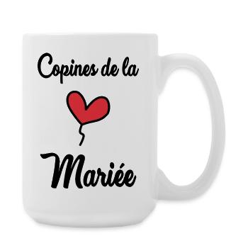 EVJF. MARIEE. TEAM. TEAM MARIEE. FUTURE MARIEE - Grande tasse 440 ml - blanc - Droite