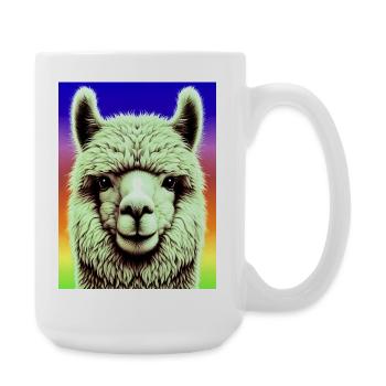 Alpaca - Large Mug 440 ml - white - Right