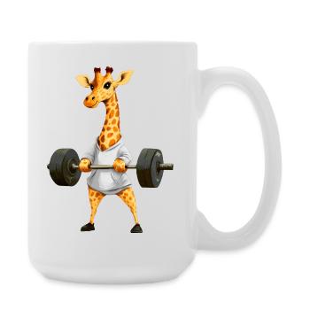 Giraffe Sport - Große Tasse 440 ml - Weiß - Rechts
