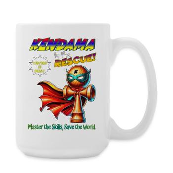 Kendama Hero: Rescue the World - Large Mug 440 ml - white - Right