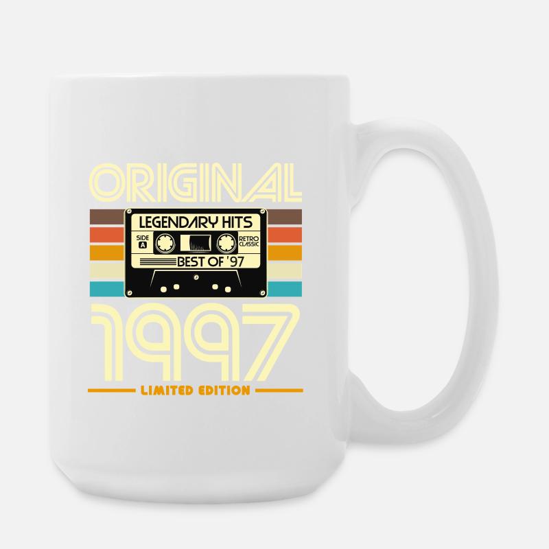 Original 1997 Limited Edition Cassette - Large Mug 440 ml - white
