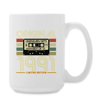 Original 1991 Limited Edition Retro - Große Tasse 440 ml - Weiß - Rechts