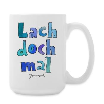 Janosch Just Laugh Saying - Large Mug 440 ml - white - Right