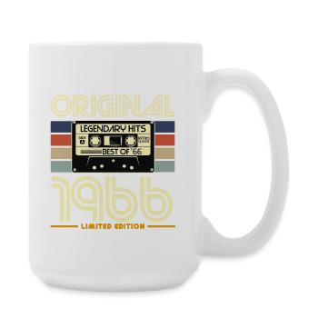 Original 1966 Cassette Retro édition - Grande tasse 440 ml - blanc - Droite