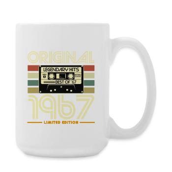Kassette 1967 Vintage Limited - Große Tasse 440 ml - Weiß - Rechts