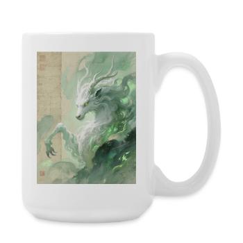 Bai Ze: The Divine Auspice - Breath of Serenity - Large Mug 440 ml - white - Right