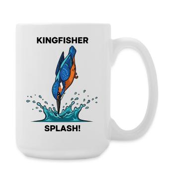 Kingfisher Splash Kingfisher River - Large Mug 440 ml - white - Right