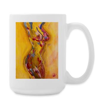 Vénérie Dorata - Vénus dorée - Grande tasse 440 ml - blanc - Droite